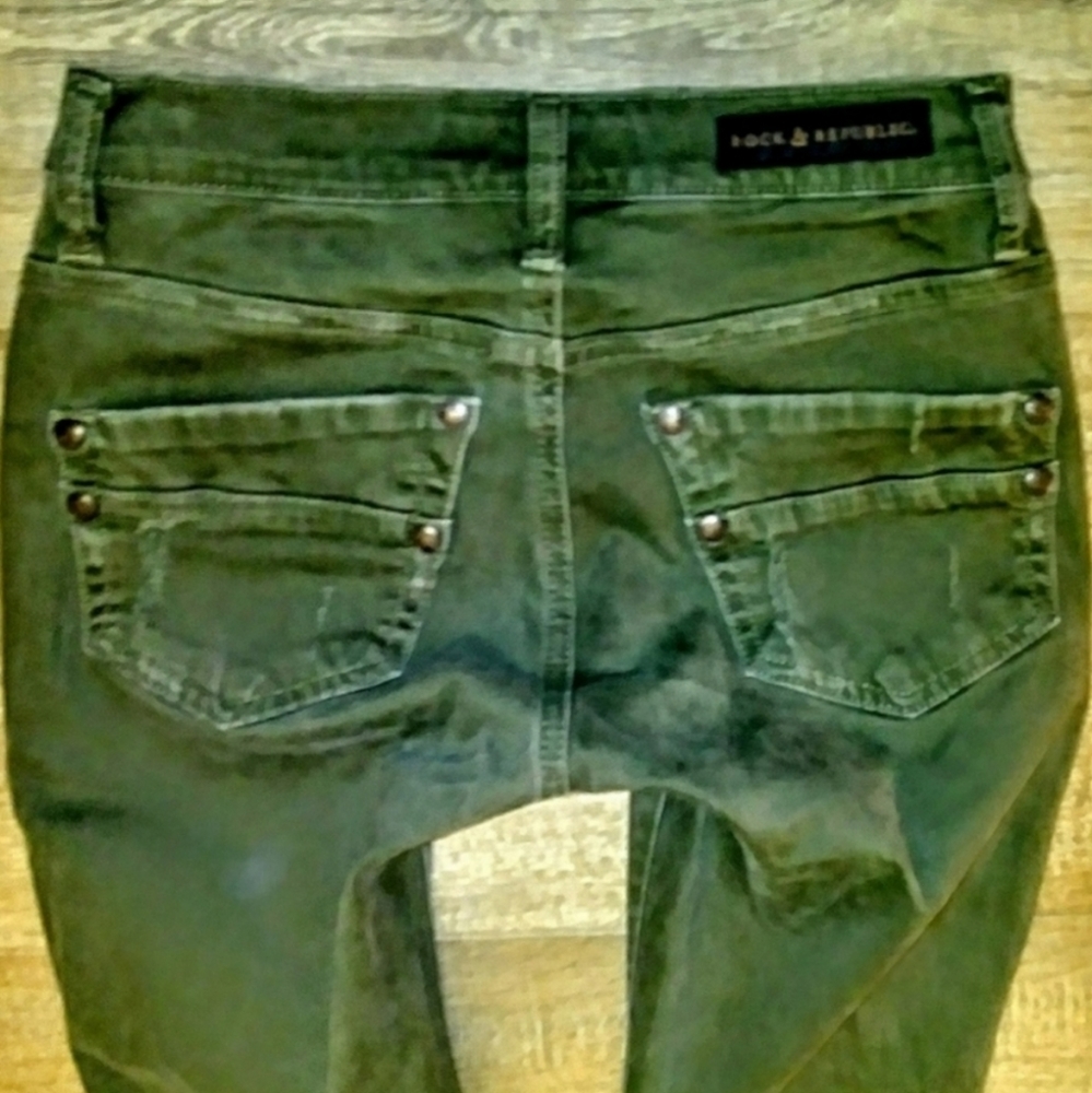 Rock & Republic Jeans Size 0 Kashmiere Skinny Leg - Picture 6 of 10